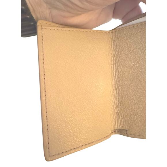 Balenciaga Papier Mini Wallet & Dustbag in Beige - Picture 6 of 15